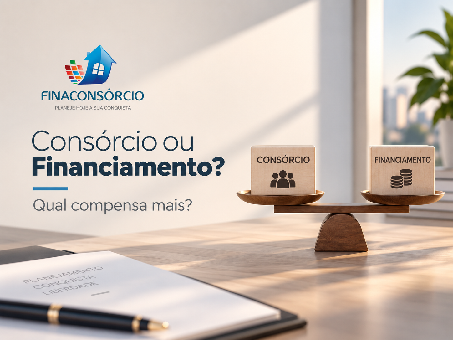 Consórcio ou financiamento: qual faz mais sentido para cada objetivo